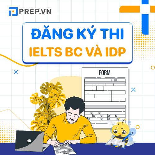 đăng kí thi IELTS BC & IDP