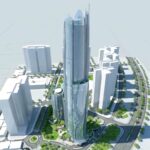 Cận cảnh tòa nhà thương mại 69 tầng tại dự án Ecogreen Saigon