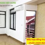 Mẫu hợp đồng thuê nhà ở trọ chuẩn chỉnh đúng quy định