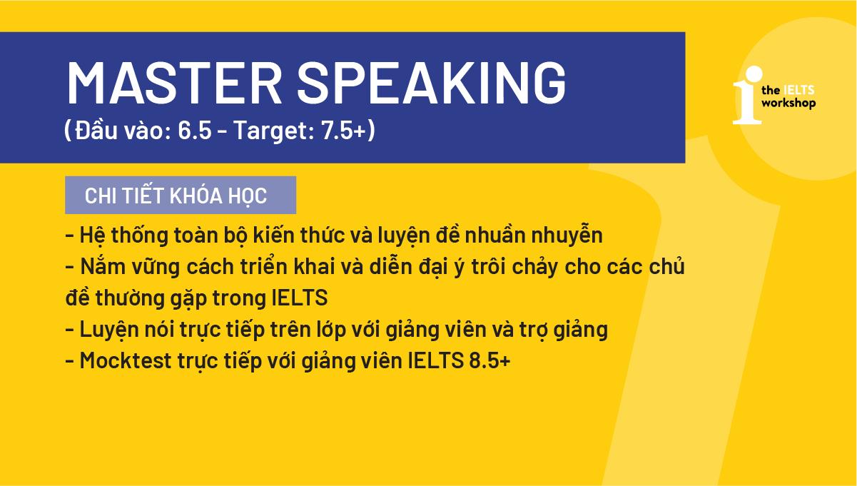 khóa ielts master speaking