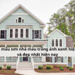 [20+] mẫu sơn nhà màu trắng ánh xanh hiện đại và đẹp nhất hiện nay