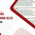 Tổng hợp các bài mẫu Speaking IELTS Part 1,2,3 thường gặp