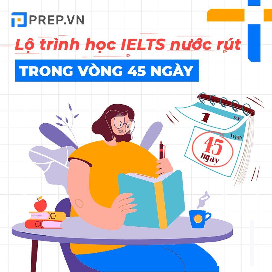 [LỘ TRÌNH ÔN THI IELTS] - Lộ trình luyện thi IELTS nước rút trong 45 ngày