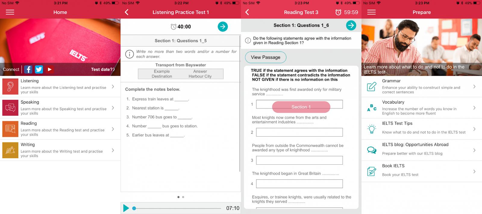 Ứng dụng IELTS British Council