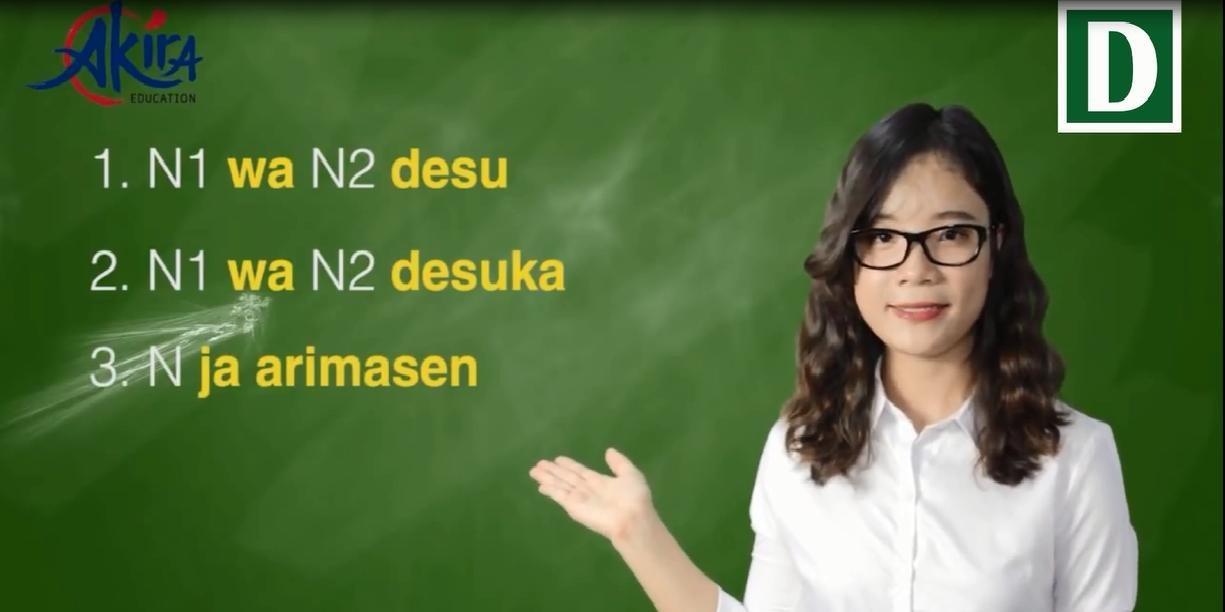 Học tiếng Nhật: Tổng hợp kiến thức ngữ pháp bài 1 giáo trình Minna no Nihongo - 1