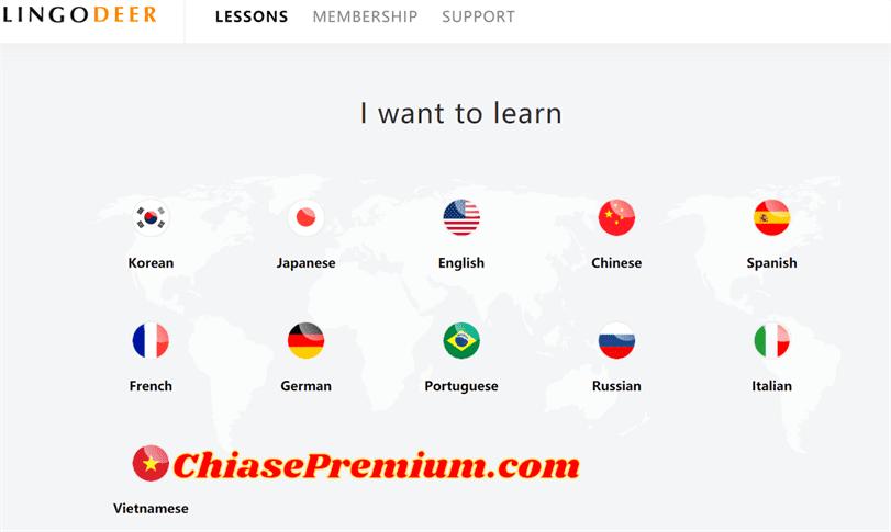 học ngoại ngữ trên ứng dụng LingoDeer premium