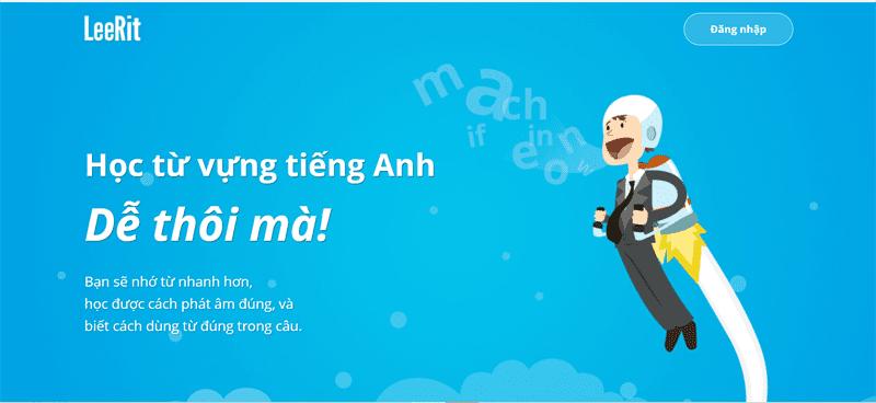 học từ vựng TOEIC online bằng Leerit